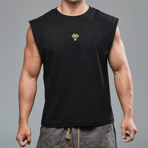 Training Tank Top Broccoli Element Fitness Men's Running Sleeveless Sweatshirt