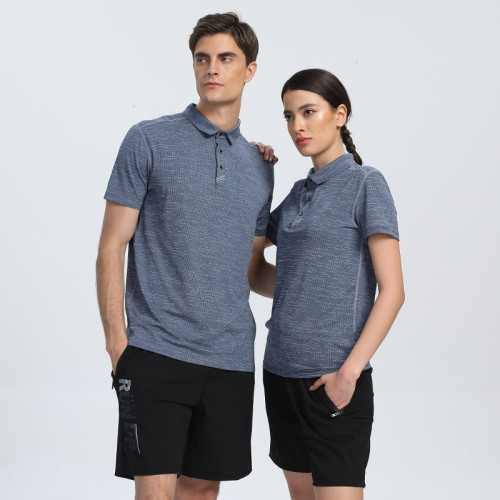 Summer Leisure Outdoor Running Sports Training Fitness Short Sleeve Lapel Business Polo Shirt