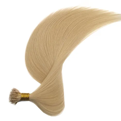 Blonde Color Top Quality Nano Ring Human Virgin Remy Hair Exxtensions