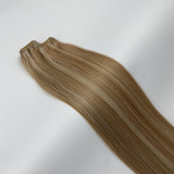 Hot Sales Color Machine Weft Human Russian Virgin Remy Hair Extensions Balayage Color