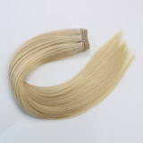 Double Drawn Remy Machine Weft Hair Extensions 100% Machine Sewing Double Wefted Colored Human Hair Weft Extension