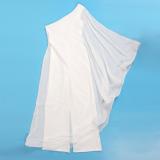 White Women Single Shoulder Mesh Cloak Splicing Casual Jumpsuits