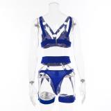 Blue Sexy Chains Teddies Lingerie Sets