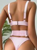 Pink Sexy Chains Teddies Lingerie Sets