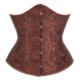 Brown Fashion Women Waist Trainer Sexy Corsets Shape Wear