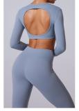 Gray Flare Leggings Yoga Pants Women High Waist Gym Wide Leg Pants