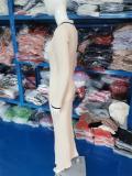Apricot Long Sleeve Single Breasted Women Elegant Fashion Maxi Dress