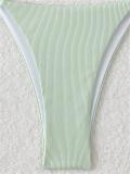 Mint Green Triangle Halter Bikini Sexy Brazilian Swimsuit Women String Swimwear