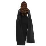 Black Diamonds Elegant Women's  Party Evening Formal Maxi Dress