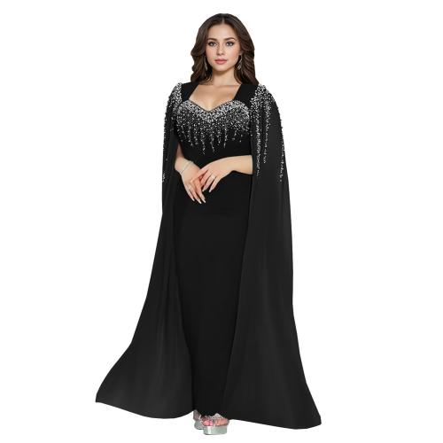 Black Diamonds Elegant Women's  Party Evening Formal Maxi Dress