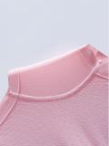 Pink Knit Letters Sports Shorts Sexy Women Boxers