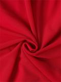 Red Off Shoulder Ruched Fishbone Mesh Bodycon Sexy Evening Prom Dress
