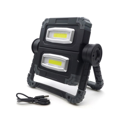 10W Rechargeable FOLDED Mulfi Function 850 Lumen COB LED Work light for Outdoor Camping Hiking and Car Repair Portable belong to tools Toplite