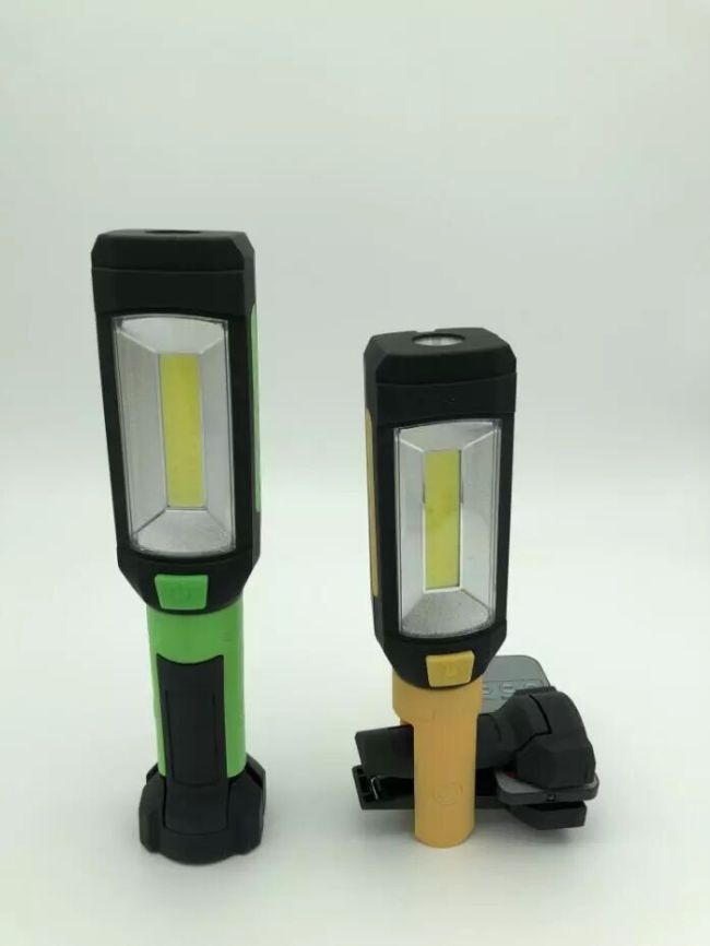 Multi-Function 360 degree pivotable COB LED Work light with magnetic clip and hook belong to tools Toplite