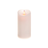 Moving Flame LED Candle 2.8 inch diameter White Realistic