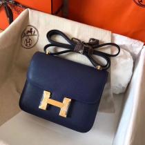 high quality  hermes constance replica crossbody bag  pure hand-made wax thread sewing with EPSON leather gold hardware