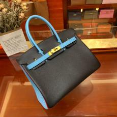 hermes birkin 30 top-handle handbag casual outdoor holiday traveling bag briefcase in epsom leather