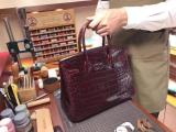 hermes birkin 30 top-handle handbag large-capacity outdoor traveling holiday bag in  crocodile leather