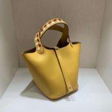 Hermes picotin18/22 lock replica shoulder bag handbag aureate hardware in EPSON  leather scratch-proof large-capacity 