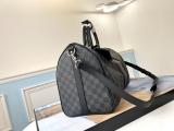 real shot M40569 Louis Vuitton/LV keeppal45 monogram travelling tote bag large multi-purpose lightweight 