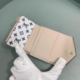 Louis vuitton/LV monogram envelope triple-folding small wallet purse  multicolor for option 