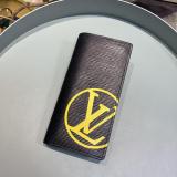 M67910 Louis vuitton/LV brazza clamshell double-folding passport holder longwallet small purse coin pouch multi-compartment 