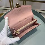 M62458 Louis Vuitton/LV Metis envelope embossed flap two-folding elegant clutch longwallet multi-compartment