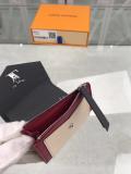 M62948 louis Vuitton/LV color-contrasted clamshell envelope triple-folding smallwallet multi-slots 