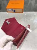 M62948 louis Vuitton/LV color-contrasted clamshell envelope triple-folding smallwallet multi-slots 