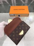 M93738 Louis Vuitton/LV monogram flap triple-folding printing longwallet clutch passport holder 
