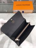 M61836 Louis Vuitton/LV monogram clamshell double-folding long purse delicate clutch with padlock decoration 
