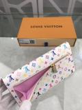 M93738 Louis Vuitton/LV monogram flap triple-folding printing longwallet clutch passport holder 