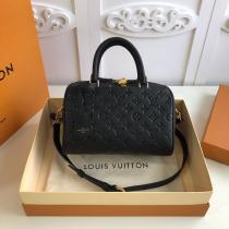 M44736 Louis Vuitton/LV Speedy30 embossed Boston zipper shopping crossbody tote bag handbag 