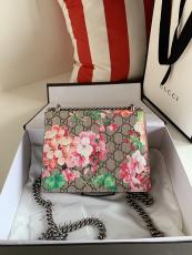 Gucci Dionysus female luxury canvas sling-chain crossbody shoulder bag silver-tone hardware 
