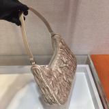 Prada female lightweight durable vintage hobo bag elegant clutch
