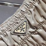 Prada female lightweight durable vintage hobo bag elegant clutch