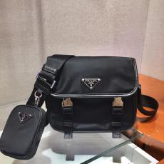 2VD034 Prada female nylon durable three-pieces set camera bag casual stylish messenger bag embellished with coin pouch at shoulder strap