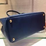 1BA274 Prada female saffiano durable plain crossbody handbag multi-purpose business briefcase laptop bag