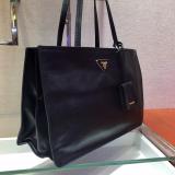 1BG122 Prada female large-capacity open shopping tote bag cansual stylish shoulder bag