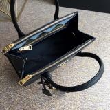 1BA102 Prada female saffiano large-capacity business briefcase portable laptop bag antique bronze hardware