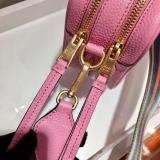 1BH082 Prada female double-zipper causal camera bag excellent girlfriend gift with detachable and adjustable wide canvas shoulder strap 