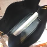 1BG775 Prada saffiano female open double-compartment portable briefcase laptop bag superb traveling companion gold hardware 