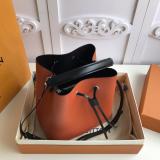 M54366 Louis Vuitton/Lv lockme ladies stylish waterproof drawstring bucket bag perfect street companion 