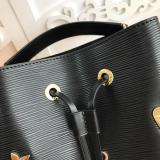 M53237 Louis Vuitton/LV female scratch-proof simplicity drawstring bucket bag multiple color for option 