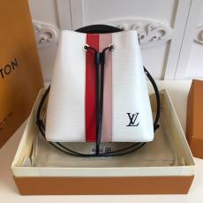 M52163 Louis Vuitton/LV female scratch-proof color-contrasted drawstring bucket bag multiple color for option 