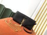 Yves Saint laurent/YSL Kate99 female casual solid flip crossbody shoulder bag equipped with double shoulder strap 