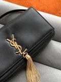 Yves Saint laurent/YSL Kate99 female casual solid flip crossbody shoulder bag equipped with double shoulder strap 