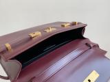 Yves Saint laurent/YSl manhattan female vintage satchel bag vintage flip messenger bag antique bronze hardware 
