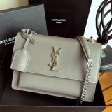 Yves Saint laurent/YSL Sunset22 female casual chian strap crossbody shoulder bag excellent daily street outfit 