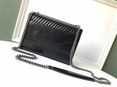 Yves Saint laurent/YSL Sunset22 chevron quilted vintage square bag slingsling-chain crossbody bag silver hardware 